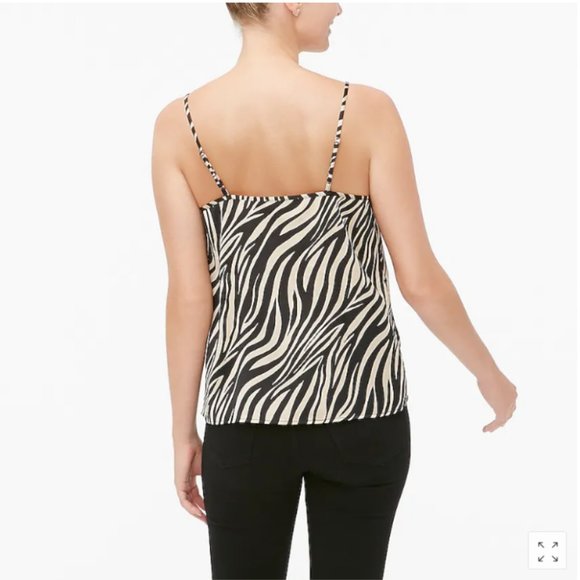 🌟HP🌟J. Crew Zebra V-Neck Cami - Picture 3 of 4